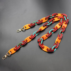 2025 Acryl Tasche Telefon kette gemischt bunte vielseitige Telefon Cross body Halskette INS Mode lange Tasche Handy Schulter gurt - Product Image 4