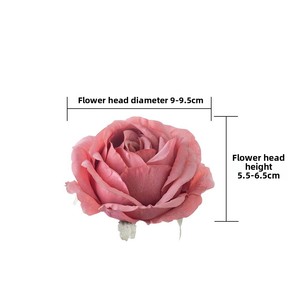Cabezas de Flores de Rosa Glaseadas del Fabricante, Venta al por Mayor, Decoración para Bodas, Artesanías, Plantas Verdes, Flores Simuladas, Flores Secas - Product Image 4