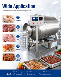 Máquina Marinadora de Carne al Vacío Directa de Fábrica, Capacidad y Voltaje Personalizables para Plantas de Procesamiento de Carne - Product Image 2