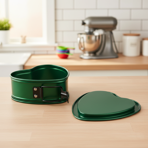 แม่พิมพ์เค้กแบบไม่ติดกระทะรูปหัวใจ พร้อมตัวล็อค อุปกรณ์ทำขนมและตกแต่งขนมแบบมืออาชีพ - Product Image 4