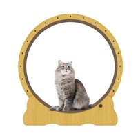 Roue d'exercice pour chat, moderne et classique, de luxe, écologique, en MDF ondulé, durée de vie plus longue pour les chats, petits animaux, remise en forme, poids