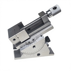 Tornillo de banco universal de 2 pulgadas con mandíbula plana giratoria de ángulo ajustable manual para uso en taller de amolado - Product Image 4