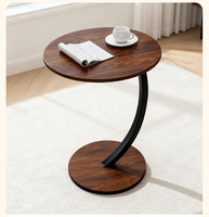 Mini table d'appoint ronde pour salon ou chambre à coucher