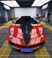 Untuk 488 Modifikasi Bumper Depan dan Belakang, Kap Mesin, Side Skirt, Kit Mobil Plastik, Kit Bodi Mobil Baru Super Car Gaya Mysy Berkualitas Tinggi