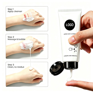 Nettoyant facial en tube hydratant, nourrissant et lissant pour le visage, soin quotidien pour la peau à domicile - Product Image 4