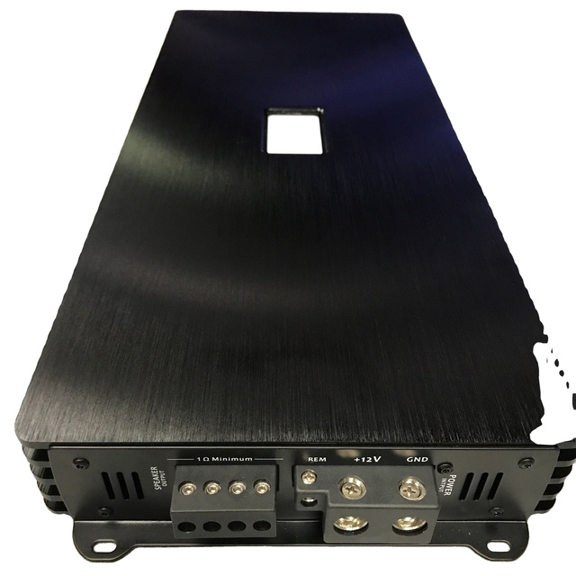 Car Amplifiers Monoblock Class D 3500W RMS 12V with Aluminium Heatsink and Built-in DSP