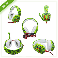 Casque de jeu stéréo flexible, casque de jeu compétitif avec microphone, prise casque 3,5 mm, casque filaire supra-auriculaire