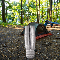 Couette en duvet ultralégère OEM FP650 Couette en duvet de camping en nylon imperméable, quantité minimale de commande 60 pièces