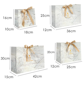 의류용 손잡이 재활용 및 오프셋 인쇄 공장 맞춤형 로고 종이 선물 가방 다채로운 디자인 사용 - Product Image 4