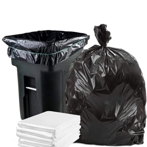 Bolsas de plástico comerciales de gran capacidad, personalizadas al por mayor con su propio logotipo, bolsas de basura de 200l - Product Image 1
