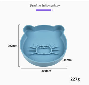 2025 nouveau design bols pour animaux de compagnie mangeoires vert lent chien chat alimentation pour animaux de compagnie mignon bol de nourriture pour animaux de compagnie pour la nourriture de l'eau - Product Image 5