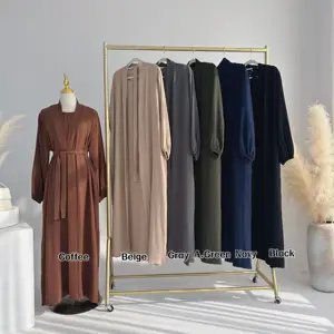 Mexiko beliebt langärmlig Dubai arabisch islamische Kleidung Kleidung damen bescheiden Abaya muslimisches Kleid für Abaya frauen muslimisches Kleid