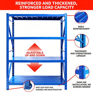 Stainless Steel Swivel Casters 4 Tier NSF Certified Commercial Metal Shelving Unit With Wheels Warehouse <b>Storage</b> Solution - Product Image 3
