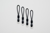Glissière de fermeture éclair personnalisable en direct d'usine, tire-cordon en silicone durable pour accessoires vestimentaires, fabriqué en PU PVC