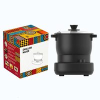 Machine à Fufu Professionnelle 6L Haute Puissance en Acier Inoxydable, Robot Culinaire Multifonctionnel Électrique et Mixeur Broyeur