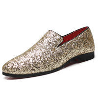 Chaussures pour hommes grande taille en cuir à bout pointu, personnalisables, pour le dropshipping
