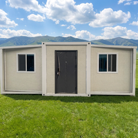 Maison portable moderne de 20 pieds, conteneur mobile extensible, maison préfabriquée, conteneurs pour bureau extérieur