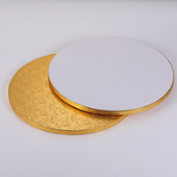Lot de plateaux à gâteau ondulés en carton doré de 12 mm pour gâteaux à étages de mariage et d'anniversaire – Vente en gros