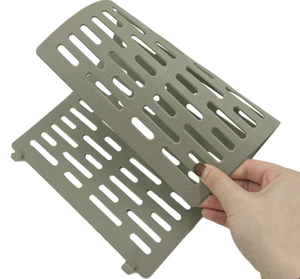 Genişletilebilir 34x20cm Gri Plastik Ağaç Koruyucuları, Hava Koşullarına Dayanıklı Bitki Kabuğu Koruyucuları, Peyzaj ve Döşeme İşleri için Ağaçlar ve Fidanlar için - Product Image 3