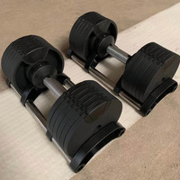 Équipement de musculation, haltères réglables de 2 à 20 kg (45 lb)