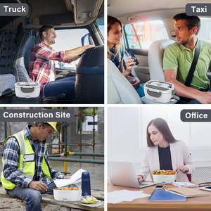 Chauffe-plat électronique intelligent 110V/220V/12V/24V avec sac de transport pour le bureau et la voiture – Vente en gros - Product Image 3