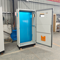 Armoire de commutation LV à porte simple L HMS avec plaque de montage intégrée, boîte de distribution et de protection pour équipement industriel 380V IP55