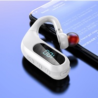 Auriculares Inalámbricos Deportivos KJ10 con Gancho para una Sola Oreja, Pantalla LED, Reducción de Ruido, Resistentes al Agua, Control por Voz, para Juegos, Precio de Fábrica