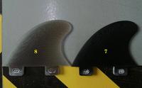 Ailerons de surf latéraux doubles Small Side Surf Fins Single Tab 2