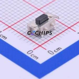 1TS002G-1400-3500-CT Tactile Switch SMD,3.5x7.6mm Switch Single Pole Single Throw Rectangle Button 1.4N Horizontal Mount - Product Image 1