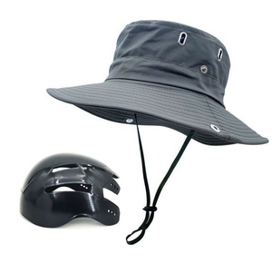 Chapeau Bob Personnalisé à Cordon <span class=keywords><strong>de</strong></span> Serrage Respirant Séchage Rapide Protection Anti-UV pour Camping en Plein Air Style Western Cowboy Été à Large Bord - Product Image 1