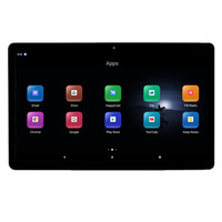 Lecteur multimédia de voiture 12V avec écran tactile Android 11, TV pour siège arrière, Bluetooth, compatible avec la fonction Mirror Link, moniteur de voiture