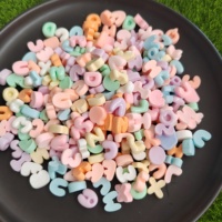 All'ingrosso 100 pezzi assortiti misti 26 lettere fai da te 3D lettera mista in resina piatta cabochon album artigianato abbellimenti fai da te