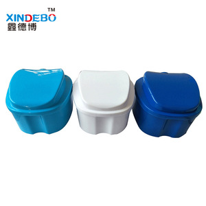 Estuche de plástico para dentadura postiza, estuche para retenedor, estuche para dentadura postiza Apple, estuche para dentadura completa, estuche de PP - Product Image 1