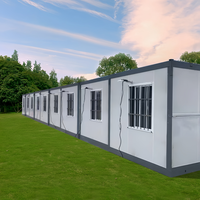 Casa Contenedor Plegable de Montaje Rápido Directo de Fábrica, Ducha, Oficina, Edificio, Apartamento, Alojamiento, Resistente al Viento