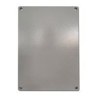 Boîtier de jonction en aluminium moulé étanche IP65 pour montage mural extérieur, petite boîte de gestion des câbles et de l'alimentation