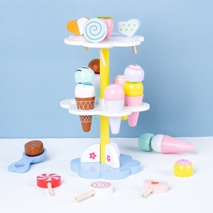 Casa de Juegos de Madera con Simulación de Heladería y Macarons, Juguete Educativo Multi-escenario para Niñas de 4-6 Años, Venta al por Mayor en Zhejiang, Regalo de Cumpleaños - Product Image 4