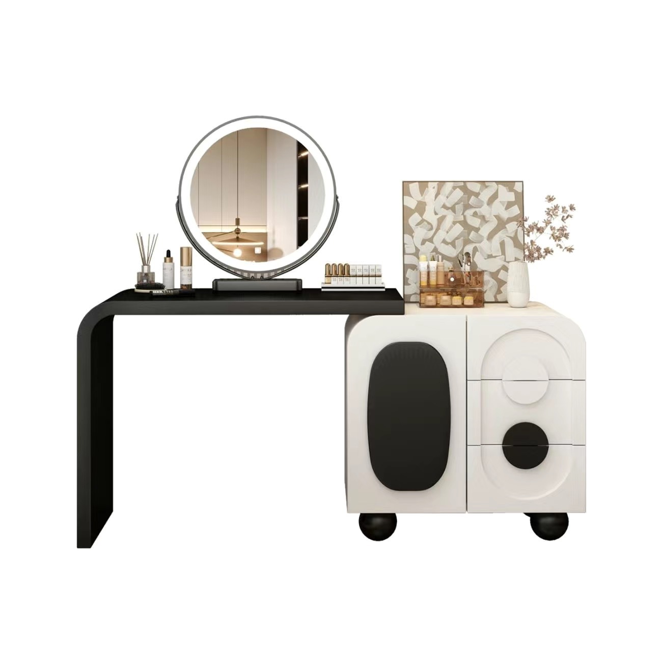 Tables et armoires