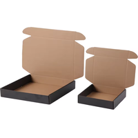 Caja de Cartón Corrugado con Cierre Automático, Caja de Cartón Plegable para Envíos por Correo, Embalaje de Regalos DIY y Envío de Paquetes Pequeños