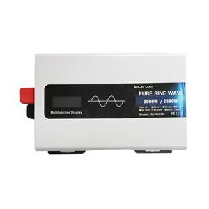 Inversor de Corriente de 5000W, Convertidor de Voltaje de CC a CA con Pantalla LCD y <span class=keywords><strong>2</strong></span> Tomas de CA para Hogar/RV/Camión/Auto/Camping/Solar, 72V a 110V - Product Image 2