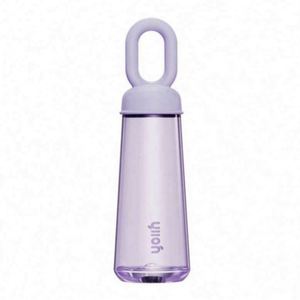 Petal-Shaped 500ml Reusable Water <b>Bottle</b> with Anti-Corrosion Coating and Straw Cap - Product Image 4