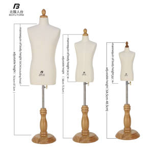 Maniquí Masculino de Medio Cuerpo Beifuform, Maniquí de Vestir a Media Escala, Miniatura 1/2, Muñeco Masculino sin Piernas en Oferta para Sastrería - Product Image 4