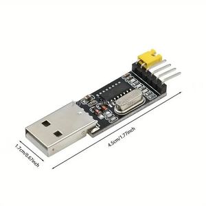 โมดูลบอร์ดแฟลช CH340G สาย USB to TTL สำหรับดาวน์โหลดไมโครคอนโทรลเลอร์ STC สำหรับเครื่องแฟลช 9 เครื่อง - Product Image 4