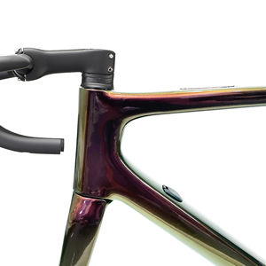 AIRWOLF T1000 Carbone Gravier Cadre Frein À Disque Max Pneu 700C * 45C Câble Interne Gravier Vélo Cadre Vélo De Route Cyclocross - Product Image 3