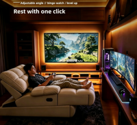 VOXHOME Fauteuil inclinable individuel en mousse haute densité pour salon, bureau à domicile, cinéma privé, canapé inclinable réglable
