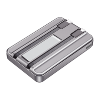 Power Bank Mini Ultra Tipis Magnetik Nirkabel 10000mAh 15W/20W Pengisian Cepat Kabel Type-C Baterai Eksternal Portabel Disetujui Maskapai Penerbangan