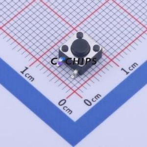 K2-6639SP-A3SC-04 Tactile Switch SMD-4P,6x6mm Switch 1.8N Vertical Mount 6mm 6mm - Product Image 1