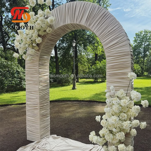 SMOOTH Supports d'arche modernes en Spandex pour toile de fond, pour intérieur et extérieur, pour mariages, anniversaires, baby showers et événements - Product Image 1