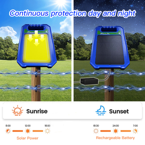 Cargador Solar para Cercas <span class=keywords><strong>El</strong></span>éctricas para Agricultura y Ganadería, para Prevenir la Invasión de Animales Salvajes - Product Image 3