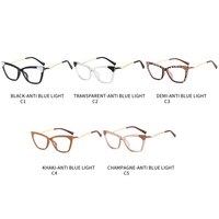 2023 chine classique en gros logo personnalisé papillon lunettes oeil de chat bleu lumière bloquant lunettes lunettes de prescription