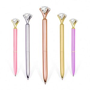 Metal Luxury Promotional Office Business Marketing <b>Gifts</b> Diamond Crystal Pen with Custom Logo - Product Image 2